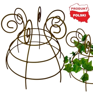 Podpora metalowa do roślin krzewów hortensji róż ogród podpórki średnica 40 wysokość 40cm